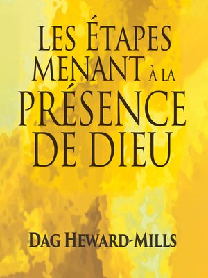 cover image of Les Étapes Menant À La Présence De Dieu